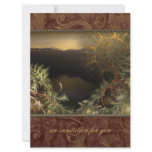 Fractal Sunrise Oversized Party Invitations