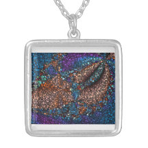 Fractal tile Bijoux Necklaces