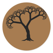 Fractal Tree Black