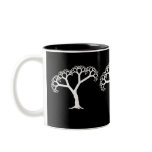 Fractal Tree White Coffee Mug