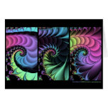 Fractal Triptych #1 Greeting Cards