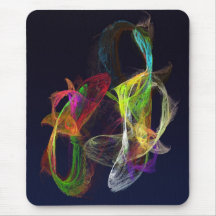 Fractal - Tropical Fish Mousepad