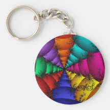 Fractal Vein Key Chains