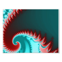 Fractal Wave Photographic Print
