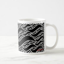 fractal waves 2 mugs