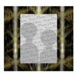 Fractal with brown and black colours. photo cutouts