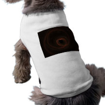 Fractale - coeur rouge t-shirt pour animal domestique
