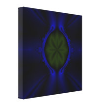 Fractale de fleur de germination impression sur toile