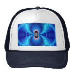 Fractale de lunes bleues casquettes