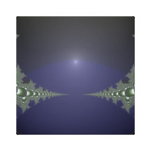 Fractale de minuit d'aube impressions sur toile