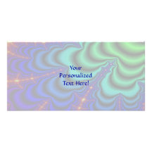 Fractale de trou de ver, tube de l'espace cartes avec photo