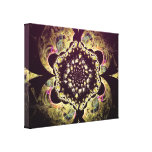 Fractale - motif floral persan toiles tendues sur châssis
