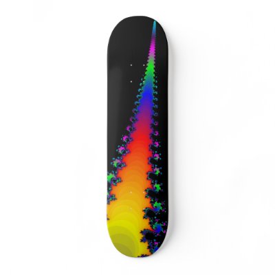 Fractal's Edge: Custom Skateboard by spiritswitchboard