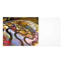 Fractals - Snake Photo Card Template