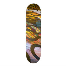 Fractals - Snake Skate Deck