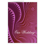 Fractals Wedding Invitation cards
