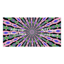 Fractalscope 23 photo greeting card