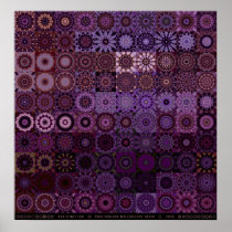 Fractascope Kaleidestry 10x10 Poster