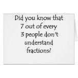 Fractions Cards