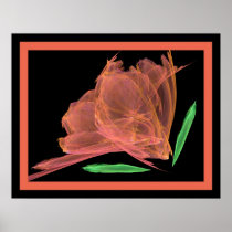FRACTUAL FLOWERS 2 PEACH
