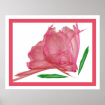 FRACTUAL FLOWERS 2 PINK WHITE BACK