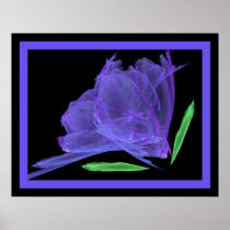 FRACTUAL FLOWERS 2 PURPLE