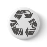Fractured Grey Recycle Sign