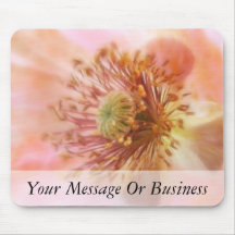Fragile Bloom - Spring Poppy Mousepads