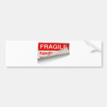 Fragile Contents Bumper Stickers