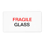 Fragile - Glass Packing & Moving Custom Shipping Labels