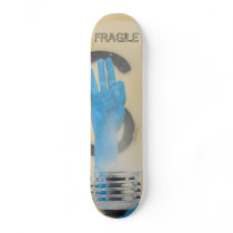 Fragile Glass Custom Skateboard