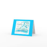 Fragile greetings card