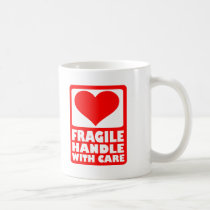 Fragile handle with care mugs