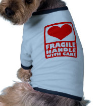 Fragile handle with care dog tee