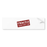 Fragile Handle with Care Item bumper stickers