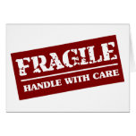 Fragile Handle with Care Item cards