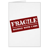 Fragile Handle with Care Item Cards