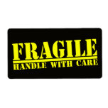Fragile Handle With Care Label