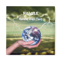 FRAGILE,  Handle With Care Fridge Magnet