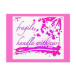 fragile handle with care postcard