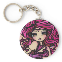 "Fragile Heart" Fairy Card Keychain