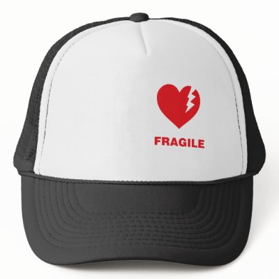 Fragile Heart - Trucker Hats by sukinalie