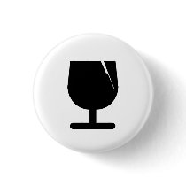 'Fragile' Pictogram Button