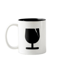 'Fragile' Pictogram Mug