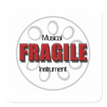 Fragile Steel Pan  Stickers