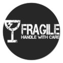 Fragile stickers
