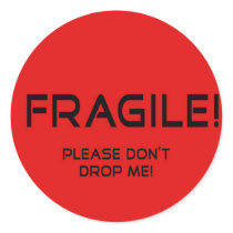 Fragile Sticker for valuable merchandise