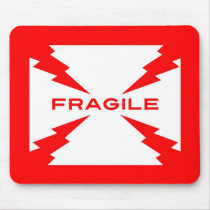 Fragile Symbol Mouse Pad