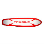 Fragile Symbol Skateboard Oldschool