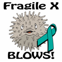 Fragile X Blows Awareness Design Photo Cutouts